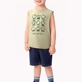 Boys' Cotton Cartoon Printed Vest