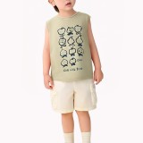 Boys' Cotton Cartoon Printed Vest