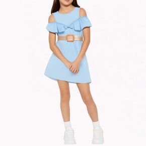 Stylish Off-Shoulder Dress for Girls