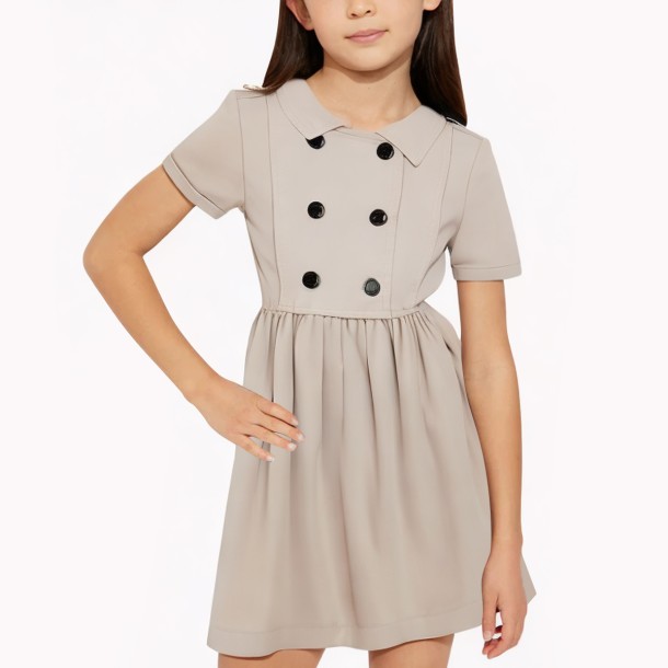 Sweet & Casual Cotton Dress for Girls