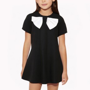 sleeveless bow dress