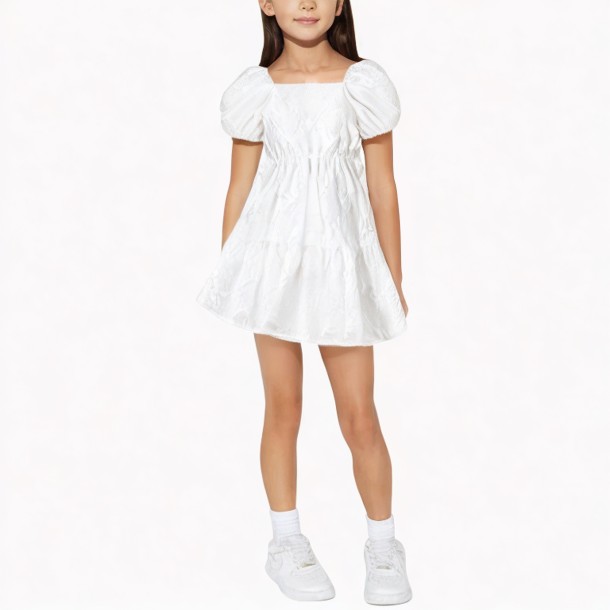 Lantern Sleeve Princess Dress