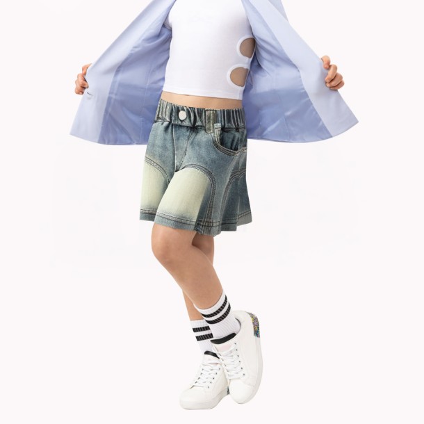 Girls Denim Skirt