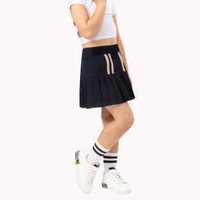 Girls' Cotton Pleated Skirt