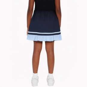Girls' Contrasting Pleated Skirt
