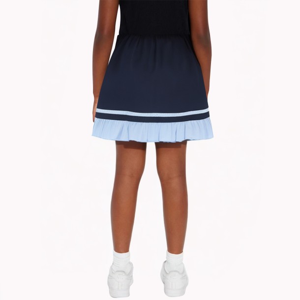 Girls' Contrasting Pleated Skirt