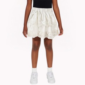 Girls Hollow Lace Skirt