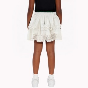 Girls Hollow Lace Skirt