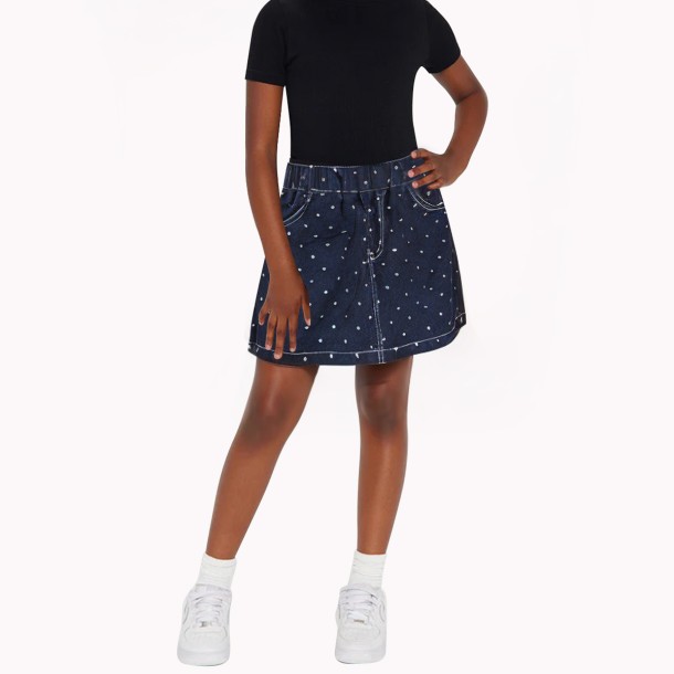 Girls A-line Polka Dot Skirt