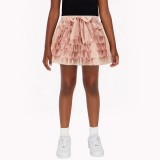 Pink Multi Layered Mesh Cake Skirt