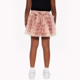 Pink Multi Layered Mesh Cake Skirt
