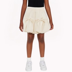 Off White Flower Bud Skirt
