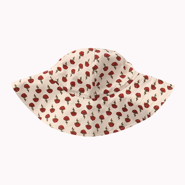 Children's Little Red Flower Sun Hat