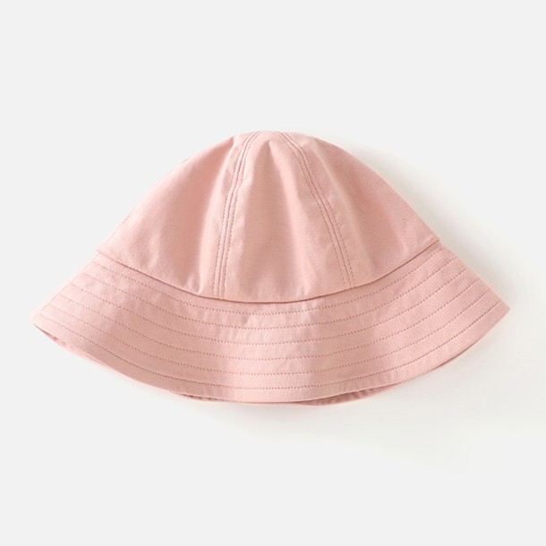 Children's Pink Rabbit Ear Fisherman Hat