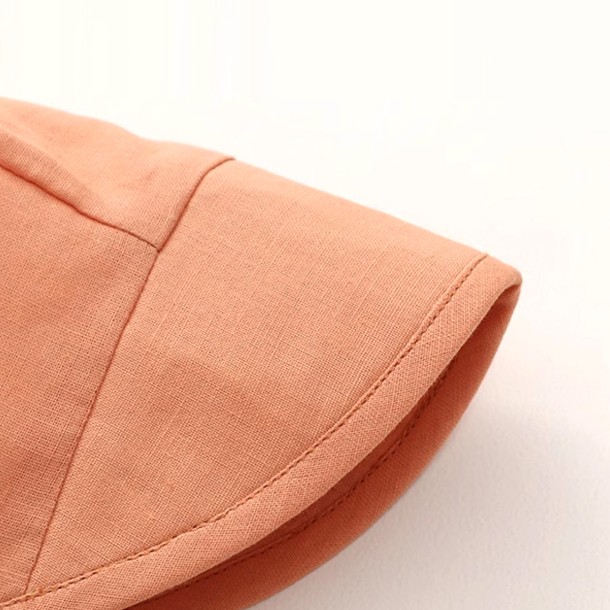 Children's Cotton Solid Color Sun Hat