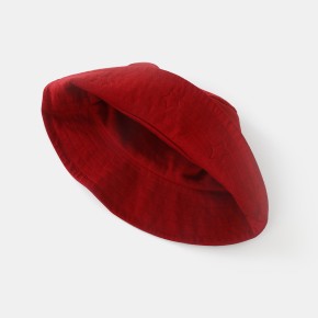 Children's Casual Red Fisherman Hat